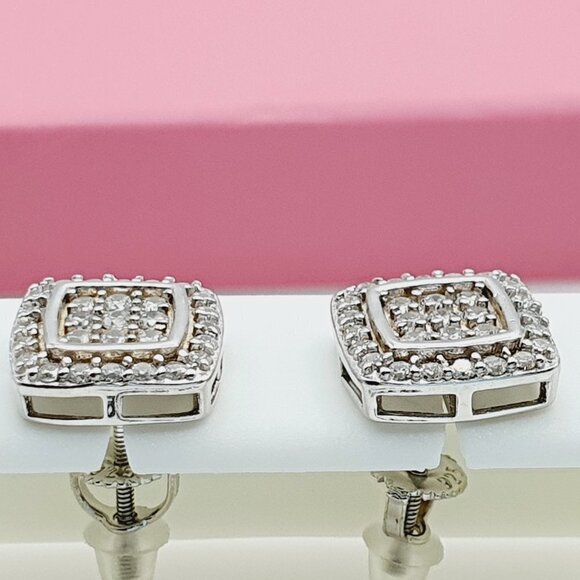 "925 Sterling Silver Cubic Zirconia Earrings, U19254561 - Picture 8 of 11